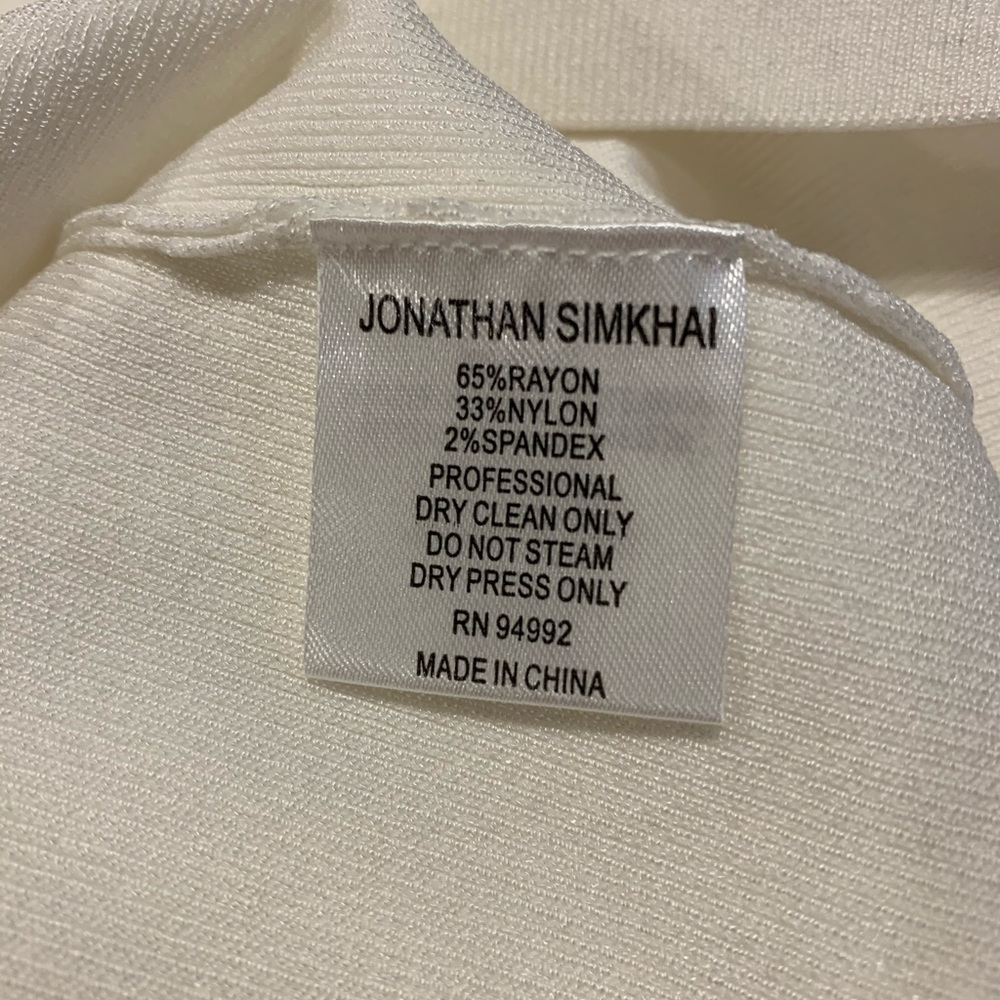 Jonathan Simkhai Hanging Ruffle Racer Tank - Picture 8 of 8